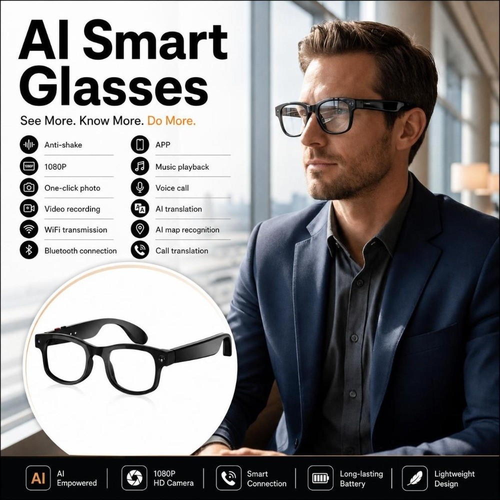 نظارات ذكية 2 في 1 بتقنية الذك - مراجعة Blue Light Glasses وسعره