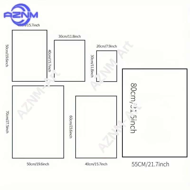 1/3 قطع لوحة جدارية فاخرة بتصم - مراجعة Home Office Image وسعره